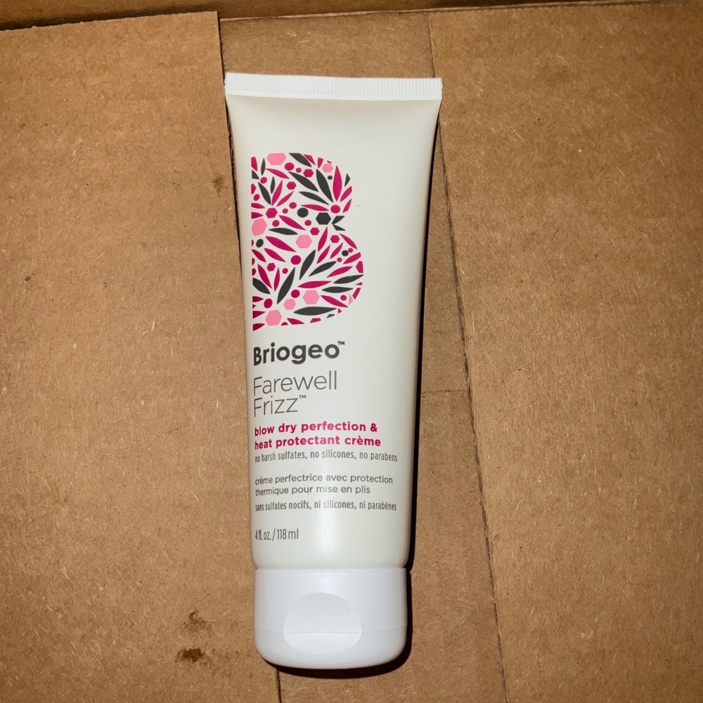 Briogeo Blow Dry Perfection Heat Protectant hair Farewell Frizz Smoothing Cream